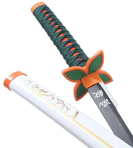 Demon Slayer Katana en Bois Lame Decoration Sabre Shinobu Kocho Epee Kimetsu No Yaiba Presentoir Inclus