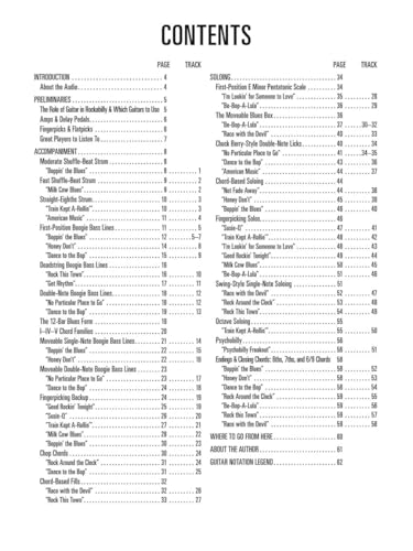 Hal Leonard Guitar Method Rockabilly surmontez les solos difficiles livre TAB CD - 2