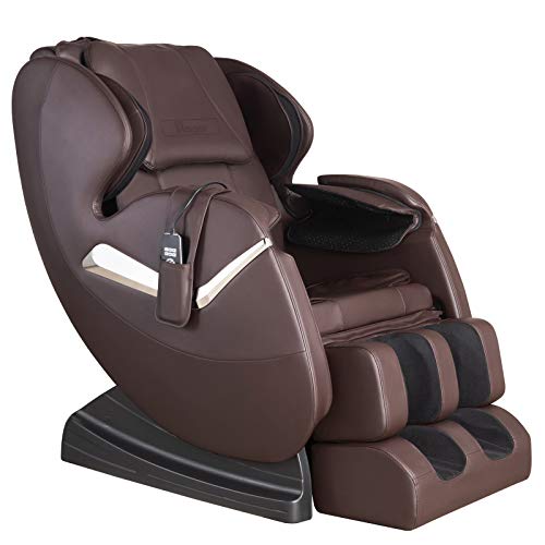 Nager Electric Massage Chair Massage Sofa Full Body Zero Gravity Shiatsu Recliner Kneading & Vibration Massage with Heat, Brown