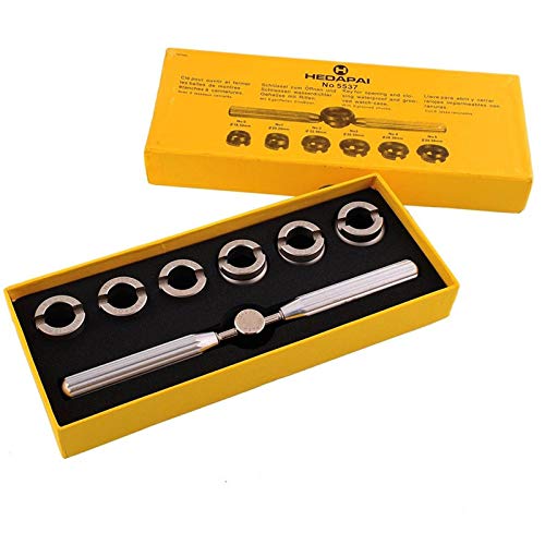 Abuycs Watch Back Case Opener Remover Watchmaker Repair Tool Kit With 6 Different Sizes Ideal #TOP1