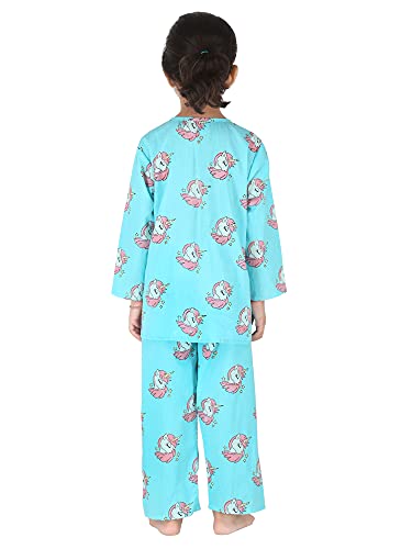 Image of Cotton Night Suit for Boys & Girls | Kids Pajama Set | Baby Girls Top-Pant Set | Kids Dress