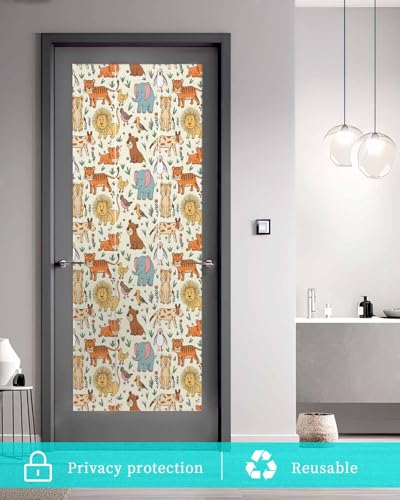 Película Decorativa para Ventanas Animales 17.7"x39" miniatura 6