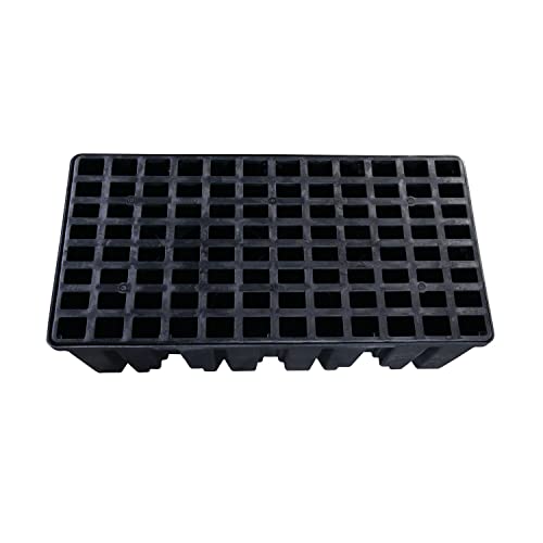 Image of Eagle 2 Drum Spill Containment Pallet with Forklift Pockets, 51.5 inchx26.25 inchx13.75 inch, 66 Gallon Sump, 4,000 lbs. Load Capacity Secondary Containment Pallet, Made in USA, Black, 1620BND