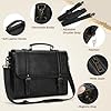 IGOLUMON Sacoche Ordinateur 15.6 Pouces Imperméables Cuir PU Sac a Main Homme Cartable Homme Sac Bandoulière Homme Sac Messenger Mallette Affaires #2