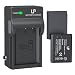 LP LP-E10 Battery Charger Pack, 2-Pack Battery & Charger, Compatible with Canon EOS Rebel T7, T6, T5, T3, T100, 4000D, 3000D, 2000D, 1500D, 1300D, 1200D, 1100D &More (Not for T3i T5i T6i T6s T7i)