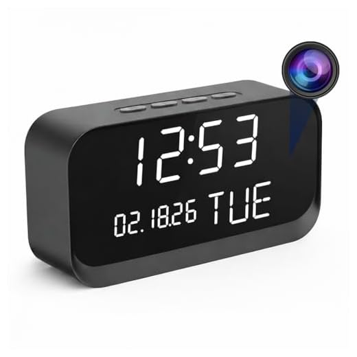 Aivisee Nanny Clock Camera with HD Video