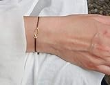  Armband ICHTHYS Fisch-Symbol 925 Silber vergoldet Geschenk Konfirmation