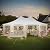 EROMMY 29x23ft Party Tent, White Wedding Tent, Dodecagonal Heavy Duty Canopy with Removable Sidewalls, 10 Church Windows and 2 Pull-Back Doors, Outdoor Gazebo Pavilion Shelter Tent for Party, Event
