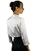 Luxury Divas Black 3/4 Sleeve Satin Bolero Shrug Jacket Size X-Small White Large