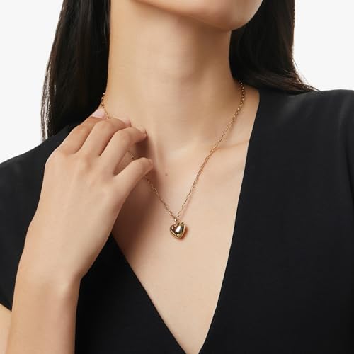 Ana Luisa Puffy Heart Necklace