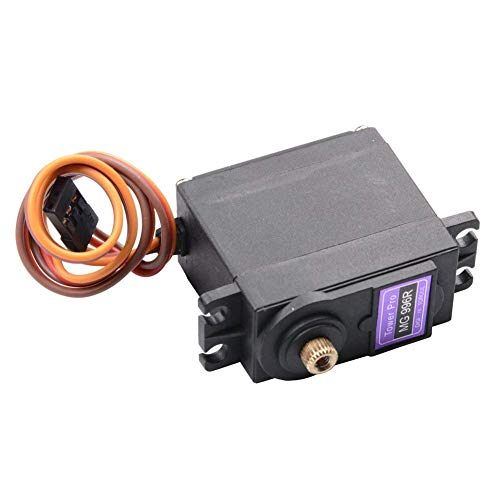Image of REES52 360 MG996R Servo Motor | MG996 Servo Motor | Metal Gear Servo High Torque Digital Servo with Arm Horn | 360 Degree Servo Motor Robot Servo for Futaba