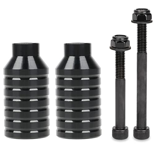 Aluscota Repos de trottinette - Lot de 2 repose-pieds Pro pour trottinette de stunt Pegs Rainbow...