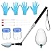 Xoeryoy Dog Pregnancy Test, Adjustable Angle Dog Urine Collection Kit with Portable Bag & Gloves, 11.4-40.9 Inch Telescopic for Small, Large Pets #