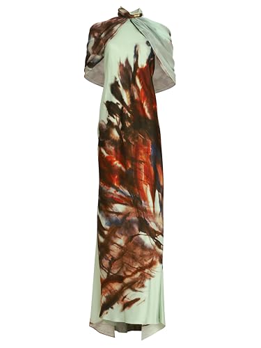 SILVIA TCHERASSI, Carlina Dress, L, Mint Abstract