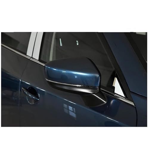 車のバックミラーアセンブリ に適合するマツダ CX-5 CX5 CX 5 2017-2022用 ドアミラー一式 サイドミラーアセンブリ リアビューミラー 8ピン/9ピン 電動格納式 車用 ドア サイドミラー 左右(青,9ワイヤー右)