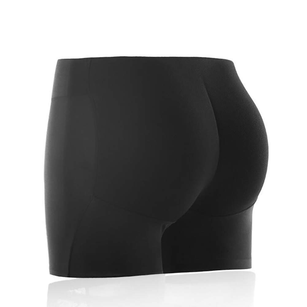 CLHKWomen Fake Buttock Panties Butt Lifter Padded Underwear Hip Enhancer Panty Shapewear Boyshort,B,M