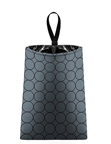 Auto Trash (Grey and Black Rings) by The Mod Mobile - car Trash Bag Litter Bag Garbage can for Your Automobile