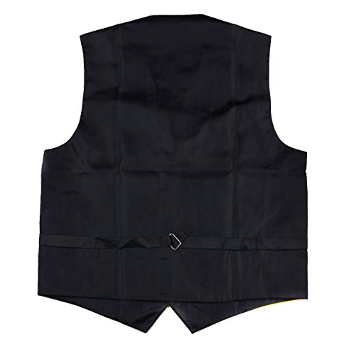 BUYYOURTIES Mens Formal Satin Solid Color Satin Tuxedo Formal Vest Only2