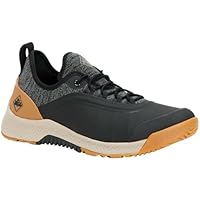 MUCK Men's Outscape Low Lace-up in Black Tan Sneakers, 7.5 UK