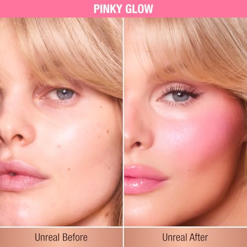 Image of Charlotte Tilbury Unreal Healthy Glow Blush Stick - Buildable Cream Makeup with a Skincare-Infused Formula - Easy to Use, Blendable & Leaves Skin with a Luminous Sheen