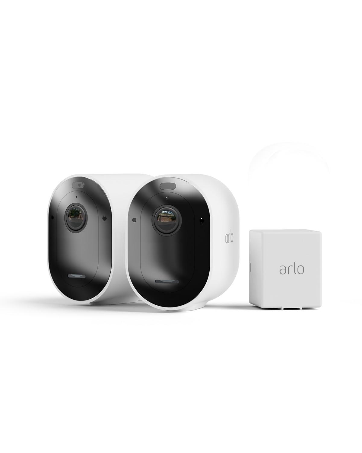 Caméra Arlo Pro 5 2K sans fil extérieure avec batterie longue durée pack de 2 blanc