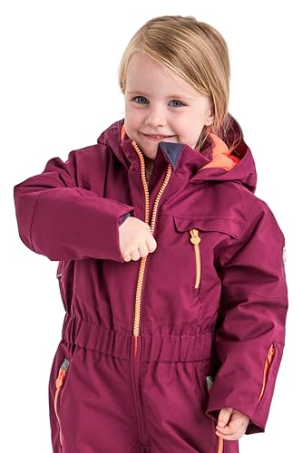 Foto von Killtec Jungen Gauror Jr Skioverall Schneehose mit Kapuze, orchidee, 104 EU