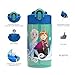 Zak Designs Disney Frozen 2 Kids Spout Cover and Built-in Carrying Loop Made of Plastic, Leak-Proof Water Bottle Design, 16oz, Elsa & Anna