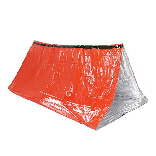 Tienda de campaña ligera y portátil de PE con película aluminizada impermeable para camping y senderismo al aire libre miniatura 7