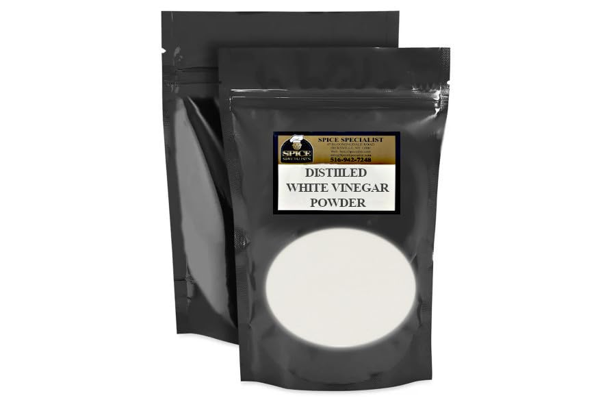 Polvo de vinagre blanco destilado en una bolsa de plástico - 1 libra 16 oz - KOSHER