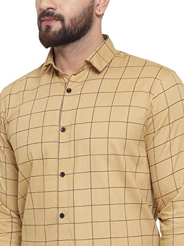 Image of JAINISH Men's Checked Formal Shirts.
