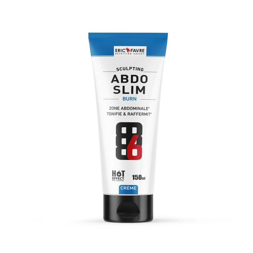 CREME MINCEUR Abdos Slim - Tonifie, Sculpte Le Ventre - Peut Etre Utilisée Sur D'autres Zones à Affiner : Cuisses, Bras, Hanches - Tube 150ml - Eric Favre