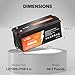 Litime LiFePO4 Battery 12V 200Ah Plus Deep Cycle Lithium Iron Phosphate Battery 12.8 Volt 1280Wh Energy Lithium Solar Battery for RV, Solar Trolling Motor