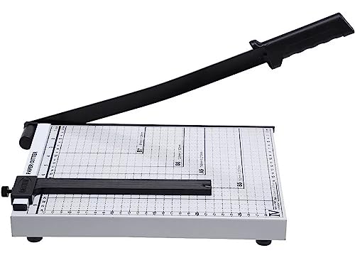 Guilhotina Lorben Base Metálica 30cm 10 Folhas Papel A4 B5 A5 B6 B7 Corte Reto GT357