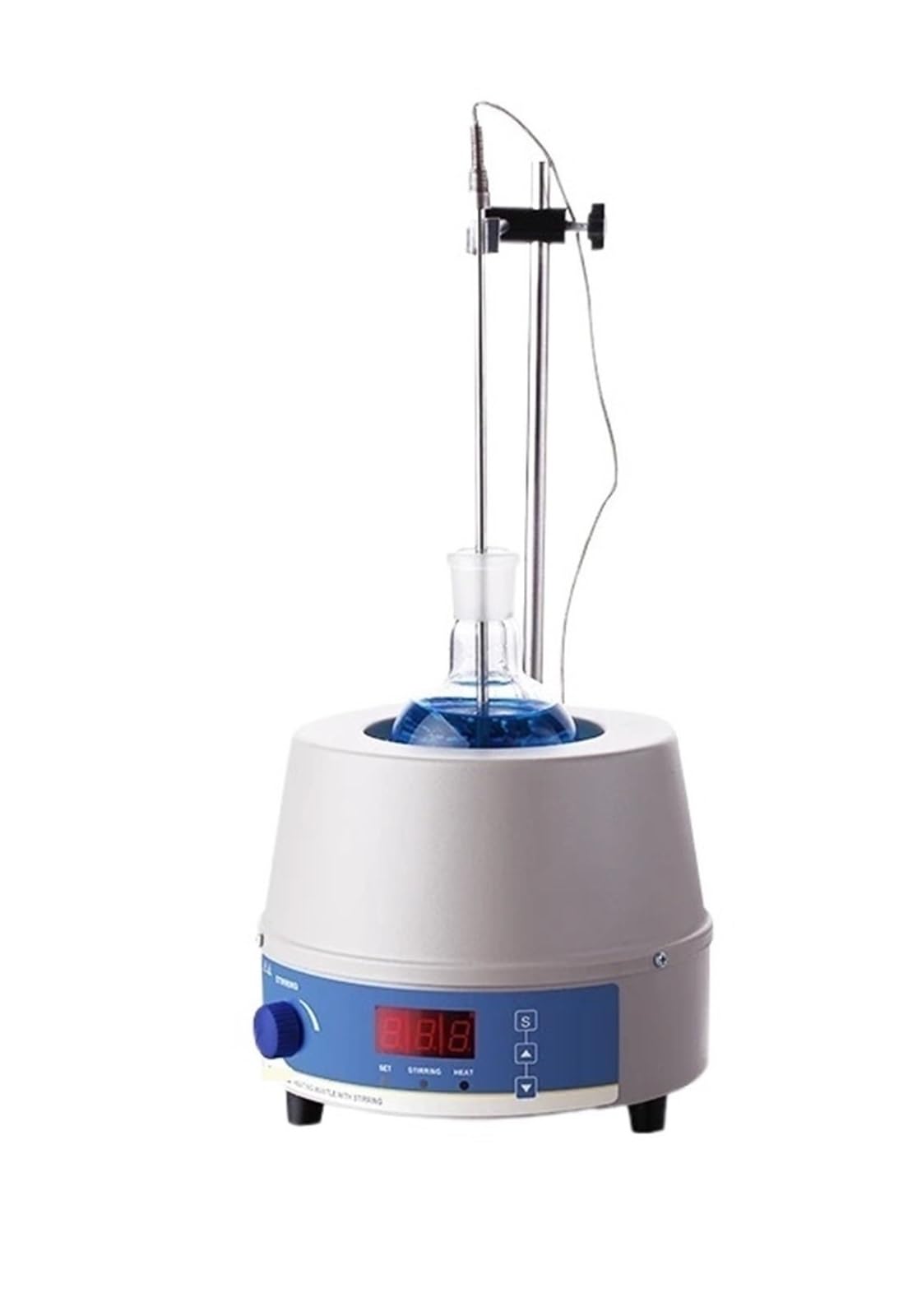 LABOR-Rührer, Offizieller Shop 1000 ml digitaler elektrischer Heizmantel, Magnetrührer, Laborausrüstung mit Thermoregler(HMSC 500ml)