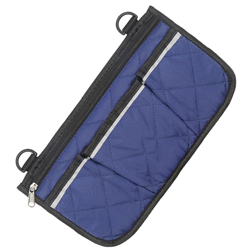 ウォーキングフレーム収納ポーチ幾何学的な正方形の車椅子用バッグアームレストサイドバッグ高齢者および障害者の歩行者用アクセサリーポケット