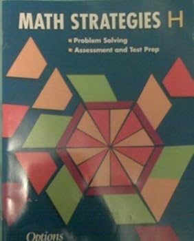Paperback Math Strategies H: Problem Solving and Assessment and Test Prep Book