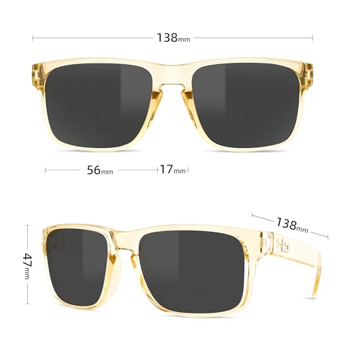 Image of Bnus italy made classic sunglasses corning real glass lens w. polarized option