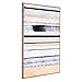 Vertical Brush Strokes Canvas Black & Gold