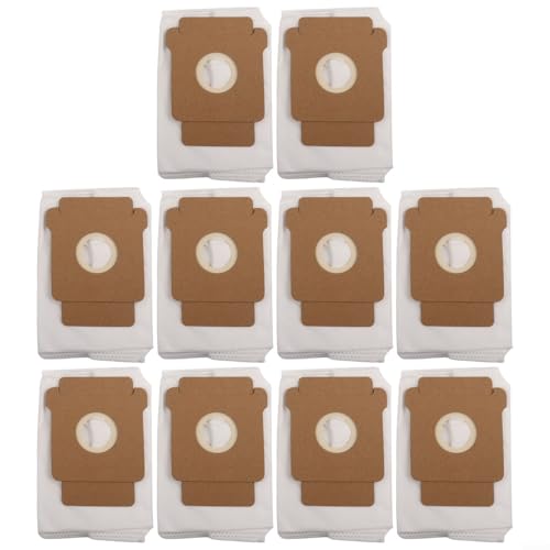 Lot de 10 sacs à poussière pour aspirateurs robots Roomba 105/Plus 405/Plus 505/Max 705/Combo 2 Essential, capacité de 3 L, fibre soufflée par fusion et...