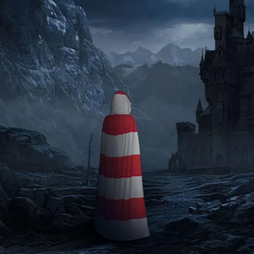 Cape à capuche drapeau indonésien pour déguisement - 7
