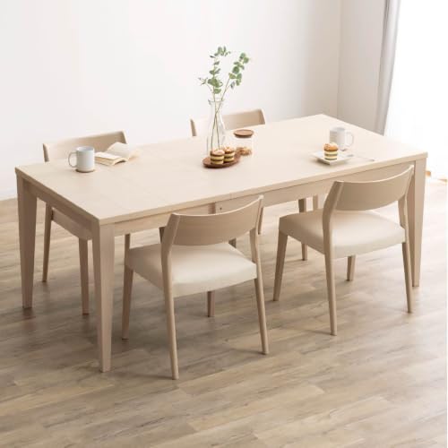 tac INTERIOR �L�����_�C�j���O�e�[�u�� �� �P�i 4�l�p 6�l�p 130�`180cm 4�i�K �ؐ� �I�[�N �k�� ������� �z���C�g �X�m�[