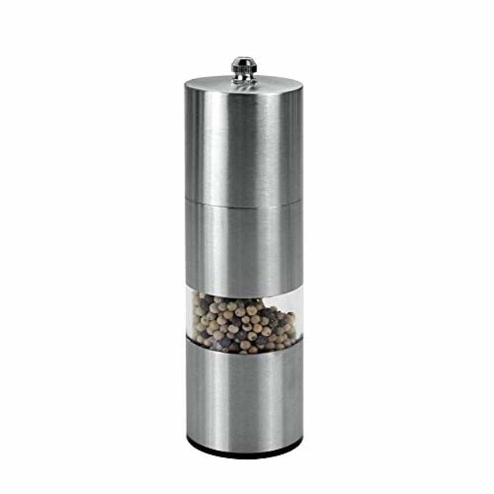 Metaltex Spice Mill with Ceramic Grinder of Acrylic/Stainless Steel, Silver, 16 cm