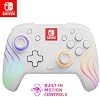 PDP Afterglow Wave Controlador inalámbrico RGB para Nintendo Switch 2 | Nintendo Switch Lite, OLED, iluminación LED RGB, personalización con app, batería recargable de 20 horas, 2 botones traseros programables, blanco 1 oct 2024 | por PDP 2