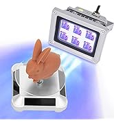 Sovol Uv-lamp voor 3D-printer, 405 nm, led, hard, licht met draaiplateau op zonne-energie, roterende standaard