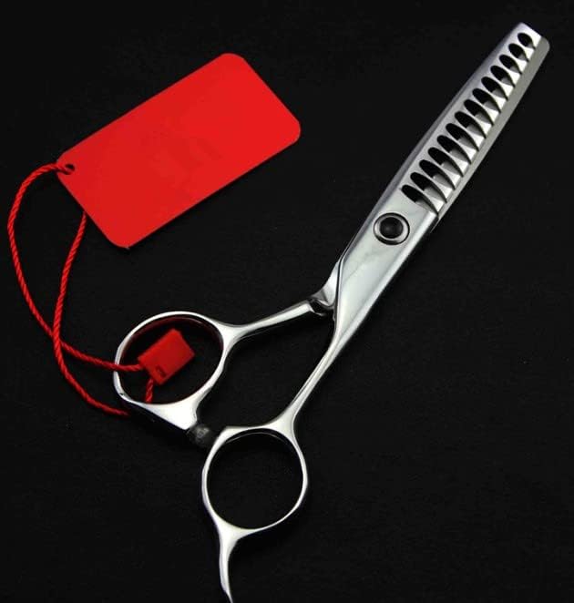 Professional Hair Cutting Shears, 5.5 inch 440c professional 8/14/18 Teeth thinning shears cutting barber cut hair scissors hairdressing scissors (14 Teeth)
