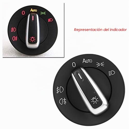 Interruptor de faro con módulo de sensor de luz automático para Mk4 7