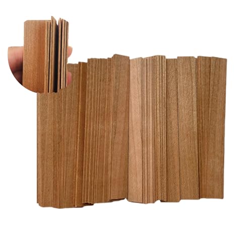 50 pzas Mechas de Madera 5.1 x 0.5 Pulgadas para Velas