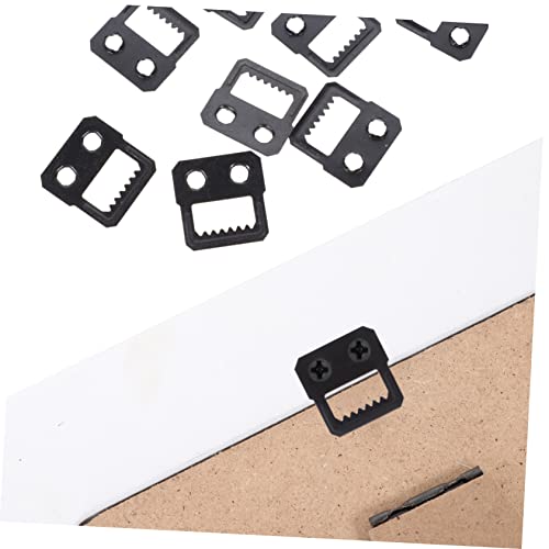 Image of 100pcs Picture Frame Hanger Hardware Kit Easy to Install Wall Hooks for Photos and Art Picture Hanging Screws for Home Decor