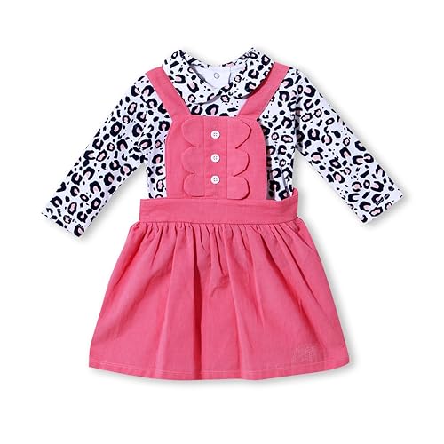 Image of Mom's Love Baby-Girl's Cotton Classic Above The Knee Casual Dress