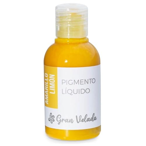 Gran Velada - Pigmento Líquido Amarillo Limón Para Jabón De Aceite 50 Ml Pigmento De Alto Rendiento Para Jabones Artesanales En Proceso En Frío O Caliente